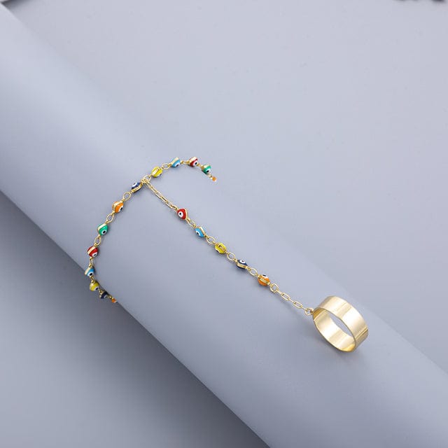 Bracelet Bague Plaqué Or