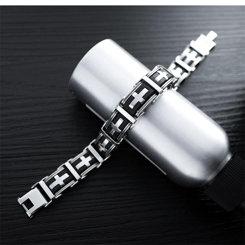 Bracelet Chaîne Style Punk en Acier