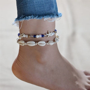 Bracelet de Cheville pour Femme Coquillage - Artistika