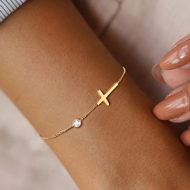 Bracelet croix femme