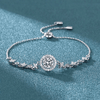 Bracelet femme argent fin diamant