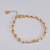 Bracelet grain de café or