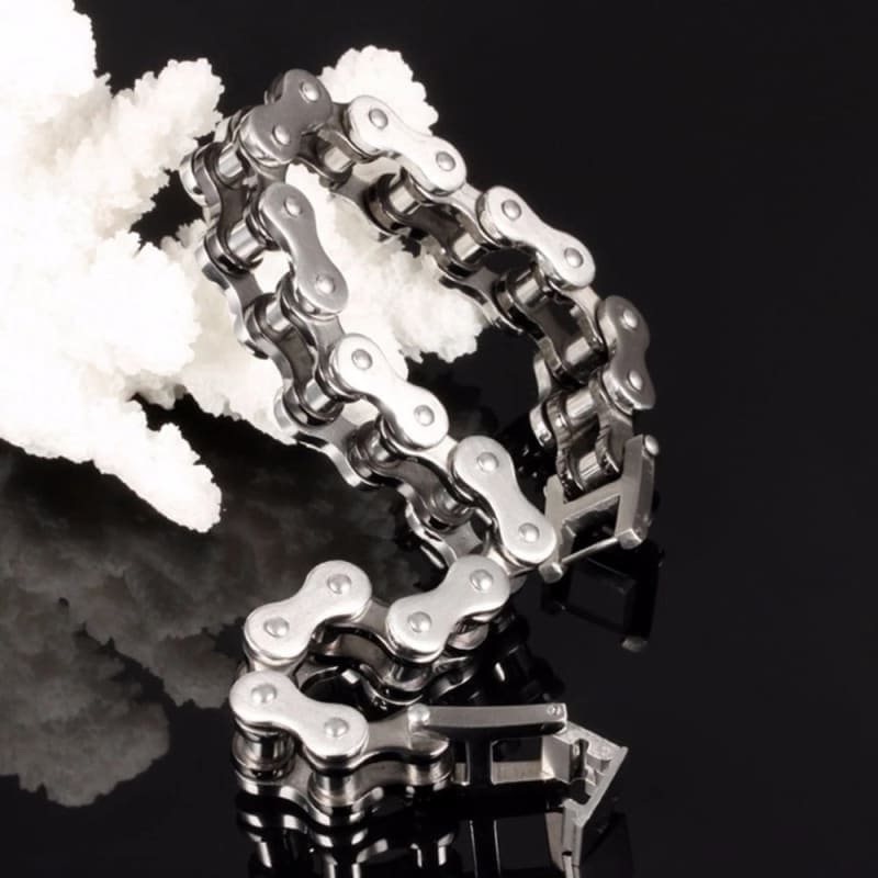 Bracelet Homme Acier Chaine de Moto