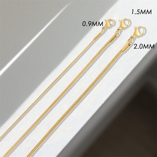 Bracelet maille serpent argent