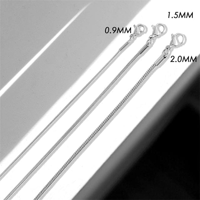 Bracelet maille serpent argent