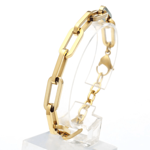 Bracelet maillon rectangle