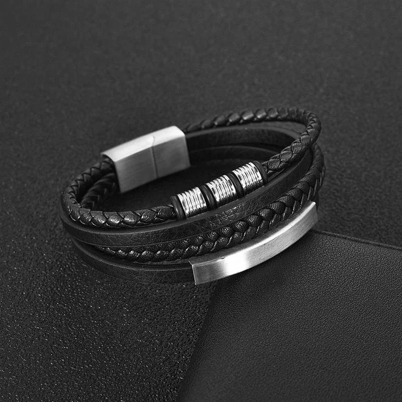 Bracelet triple gourmette homme