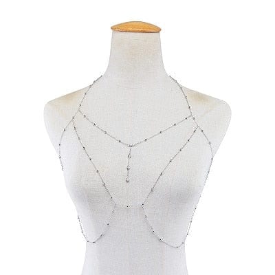 Bralette Chaine de Corps avec Pendentif - Gaby