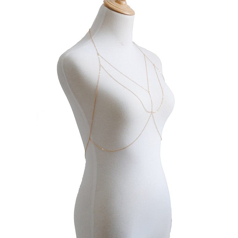 Bralette Chaine Or ou Argent - Ellie