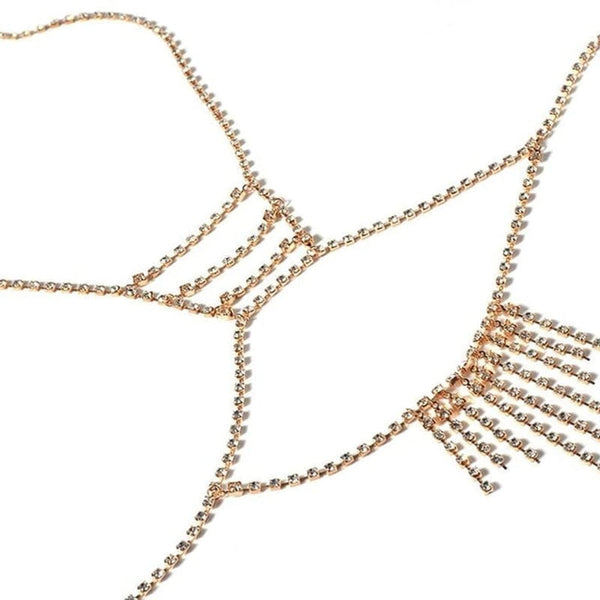 Chaîne De Poitrine Pour Homme Réglable - Bijoux Punk, Accessoire Costume - ZOOMIMI