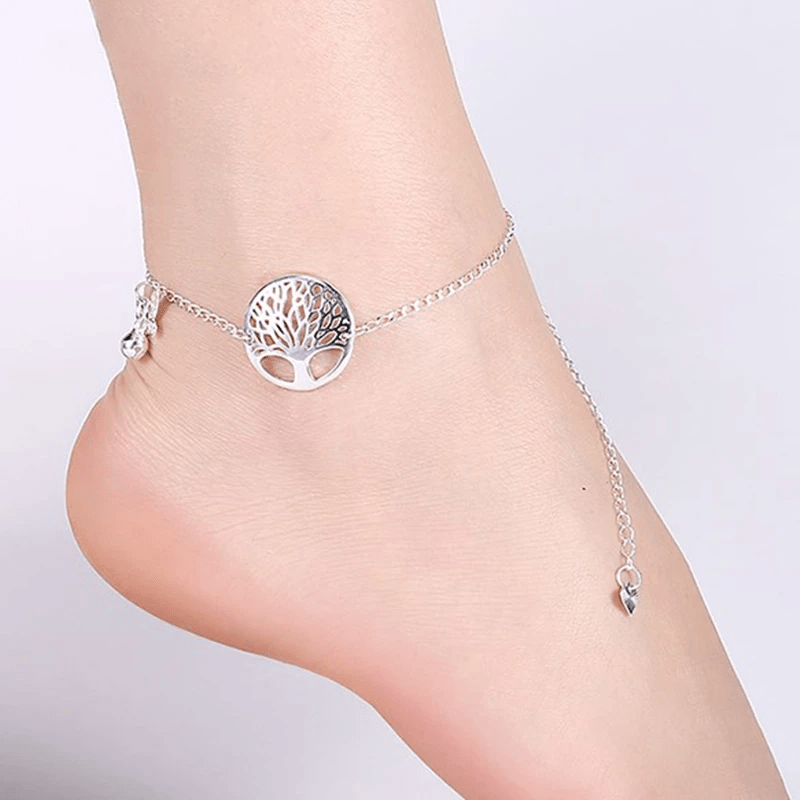 Laiton Hypoallergénique SWYSGS Bracelet Cheville Plaqué Or