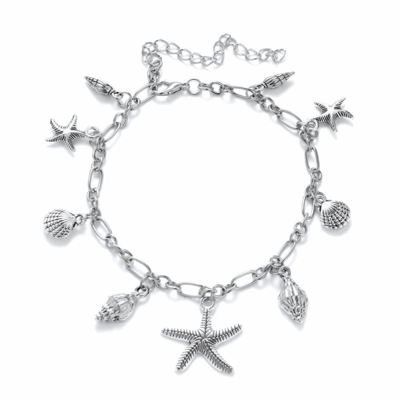 Danshinbow Chaine de corps, plage, coquillage, étoile de mer, chaîne de taille dorée, pour l'été, bijoux réglables, accessoires pour femmes (doré B Danshinbow Chaine de corps, plage, coquillage, étoile de mer, chaîne de taille dorée, pour l'été, bijoux réglables, accessoires pour femmes (doré B