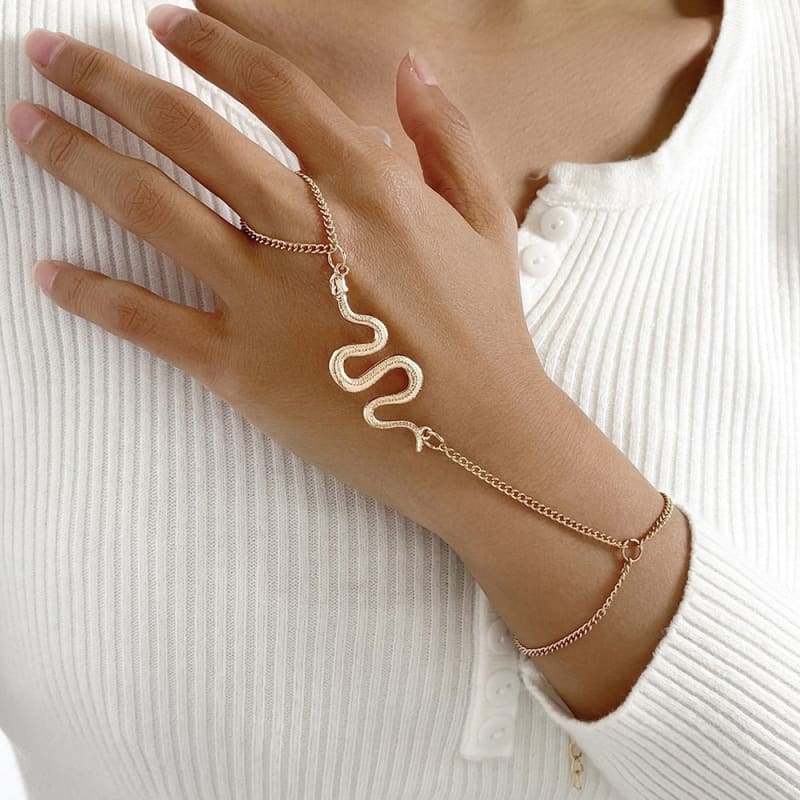 Bracelet Tressé Réglable 5 Serpents - Symbole De Chance Et énergie Positive - Zodiac, Nouvel An