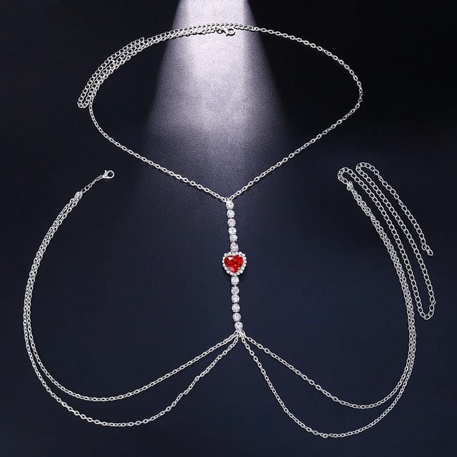 Chaine de seins strass