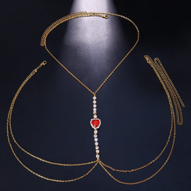 Chaine de seins strass