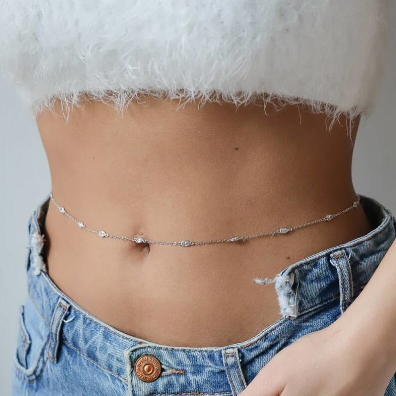 Chaine de Ventre Strass | Chaîne Bijoux Chaine de Ventre Strass | Chaîne Bijoux