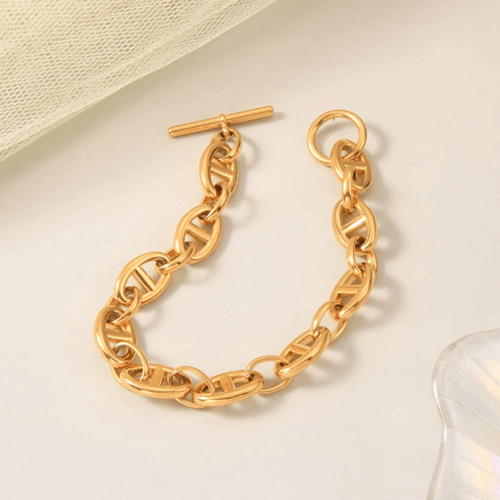 Chaine grain de café fermoir T