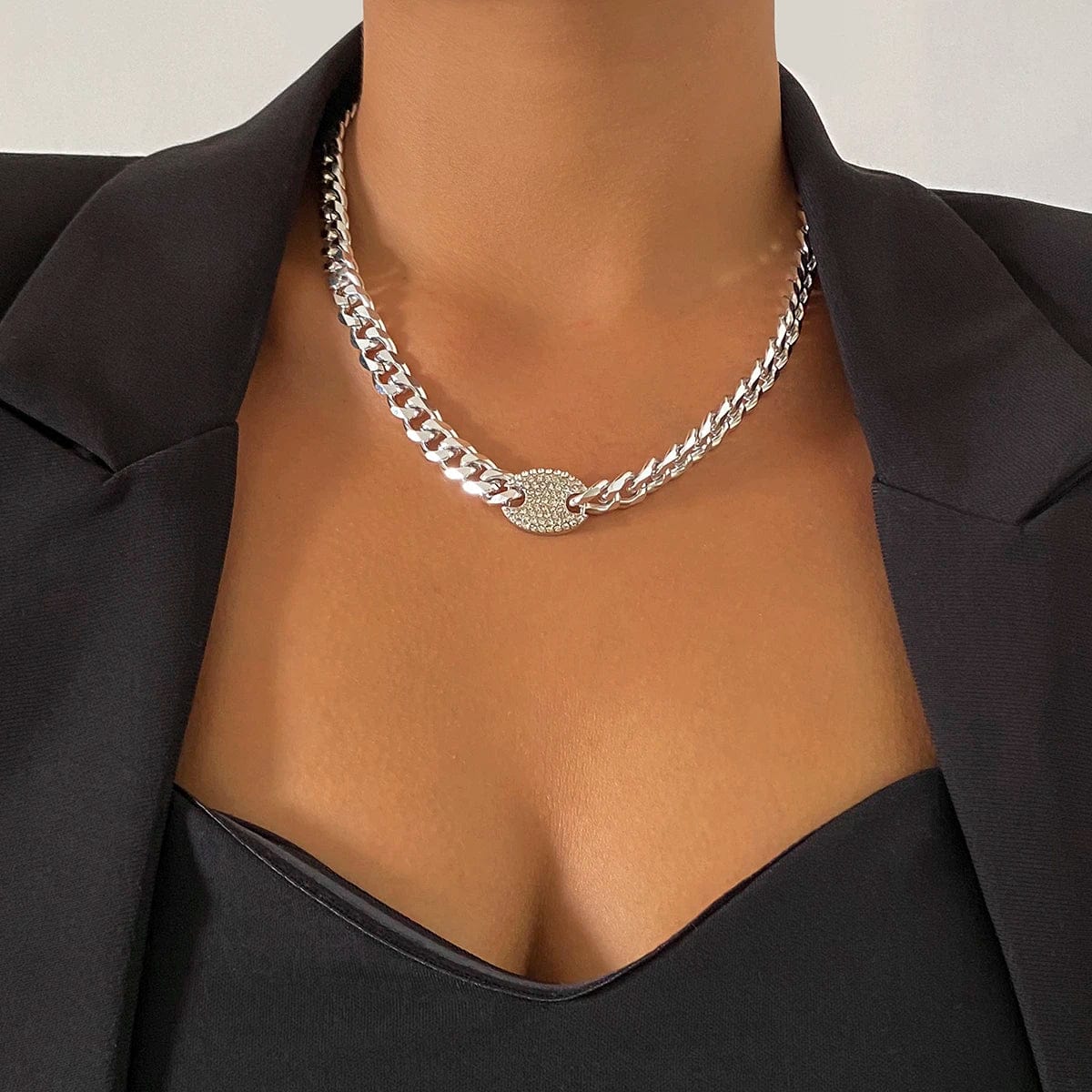 collier sautoir chaîne gros maillons argent massif grand fermoir LONGUEUR DE LA CHAINE AU CHOIX 38 cm collier sautoir chaîne gros maillons argent massif grand fermoir LONGUEUR DE LA CHAINE AU CHOIX 38 cm