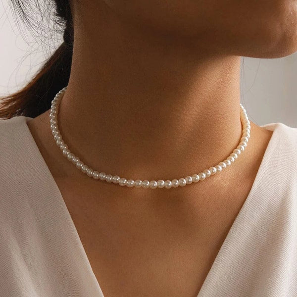 Choker perle Chaine Bijoux