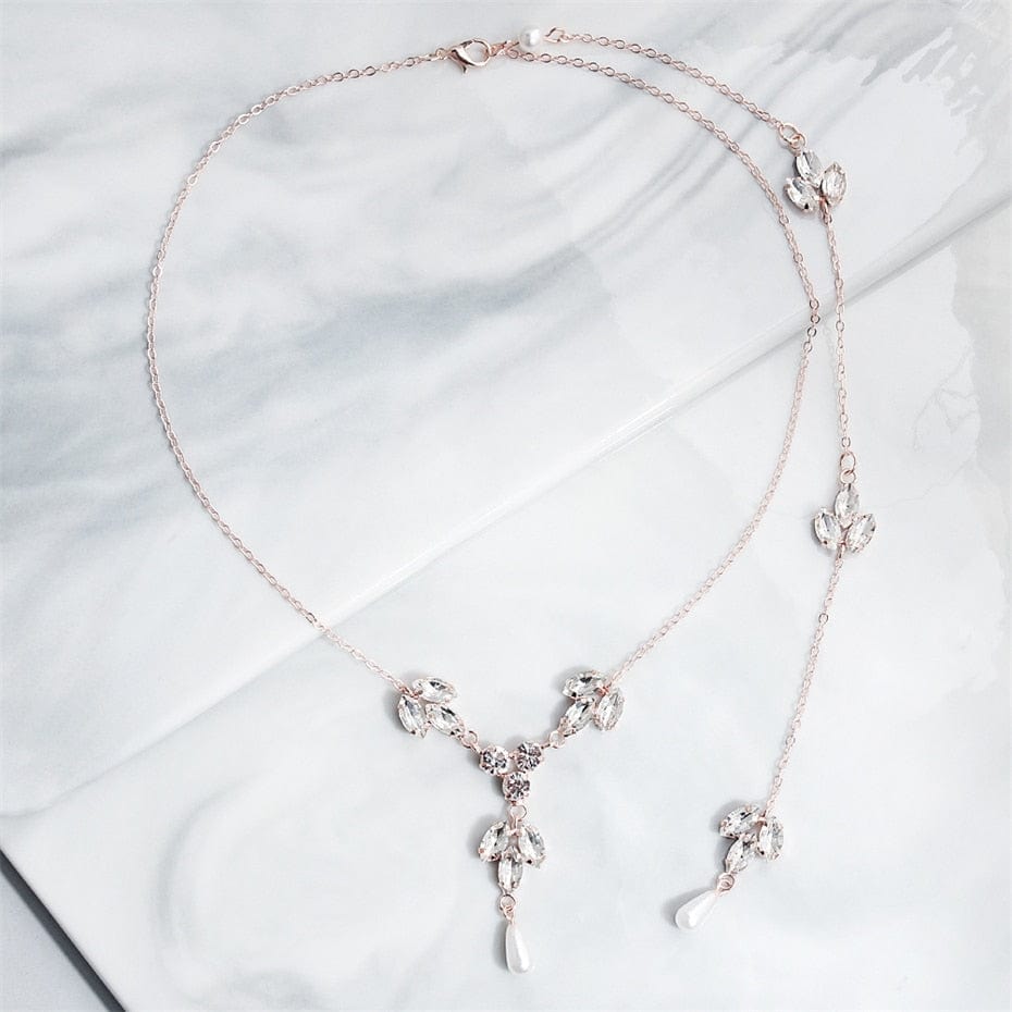 Collier de Dos Or Rose