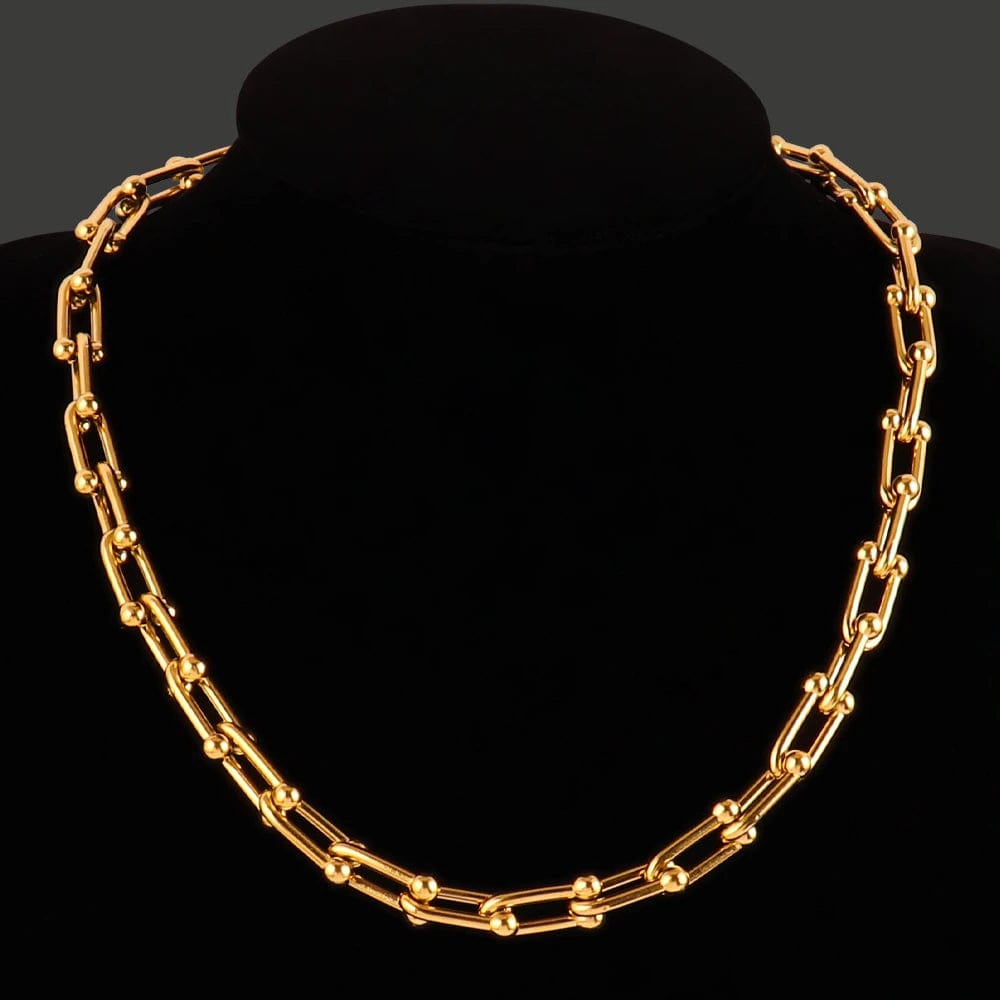 Collier grosse maille tendance