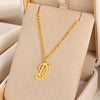 Collier initiale or