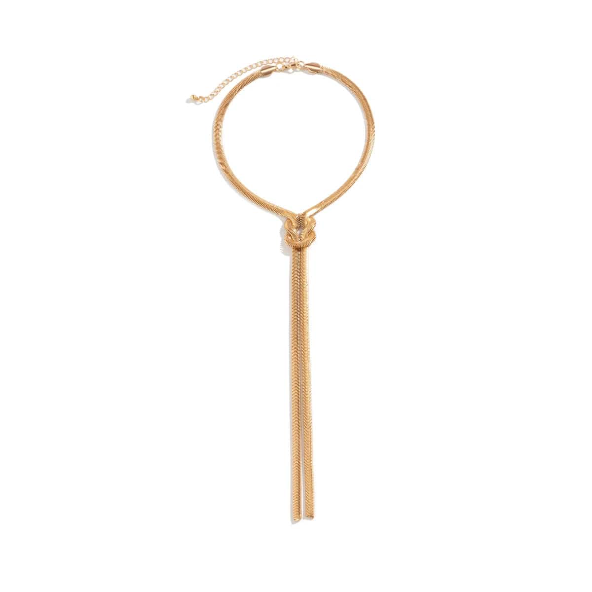 Collier plongeant noeud