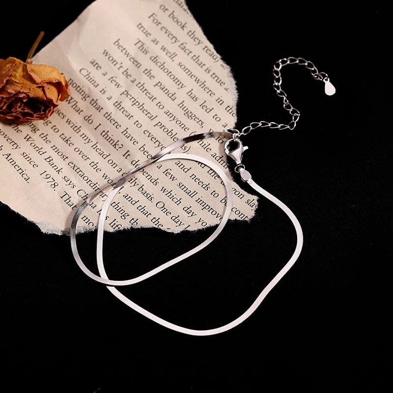 Collier ras de cou argent