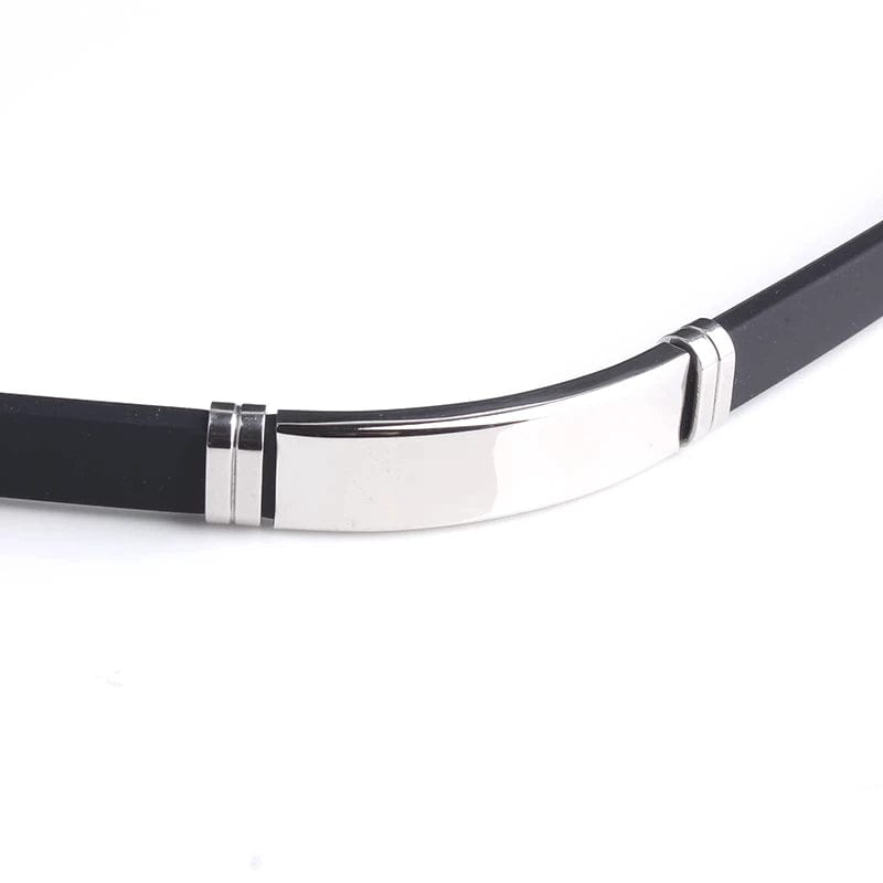 Gourmette silicone homme