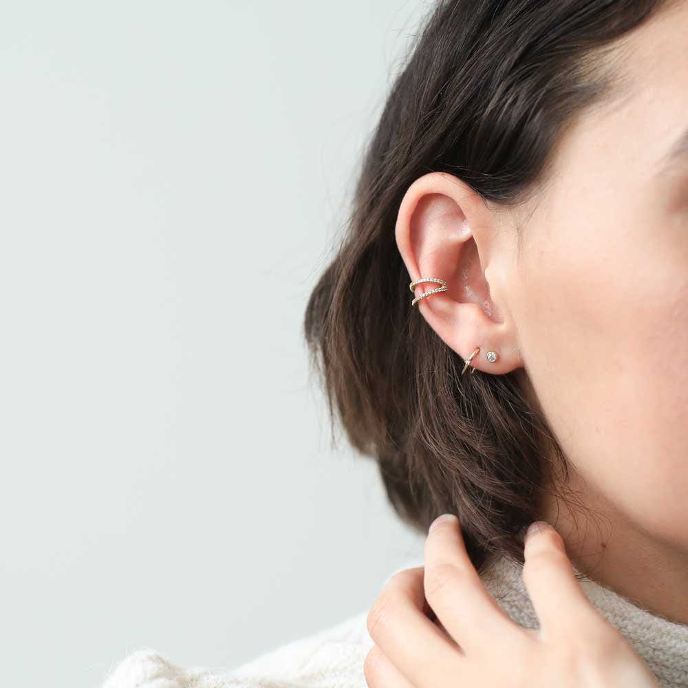 Infinite Ear Cuff in Sterling Silver