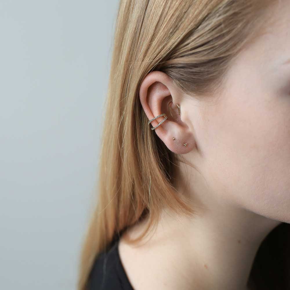 Infinite Ear Cuff in Sterling Silver